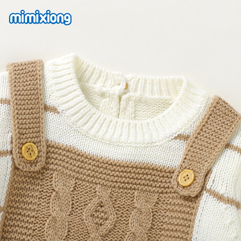 Baby Rompers Knitted Newborn Girls