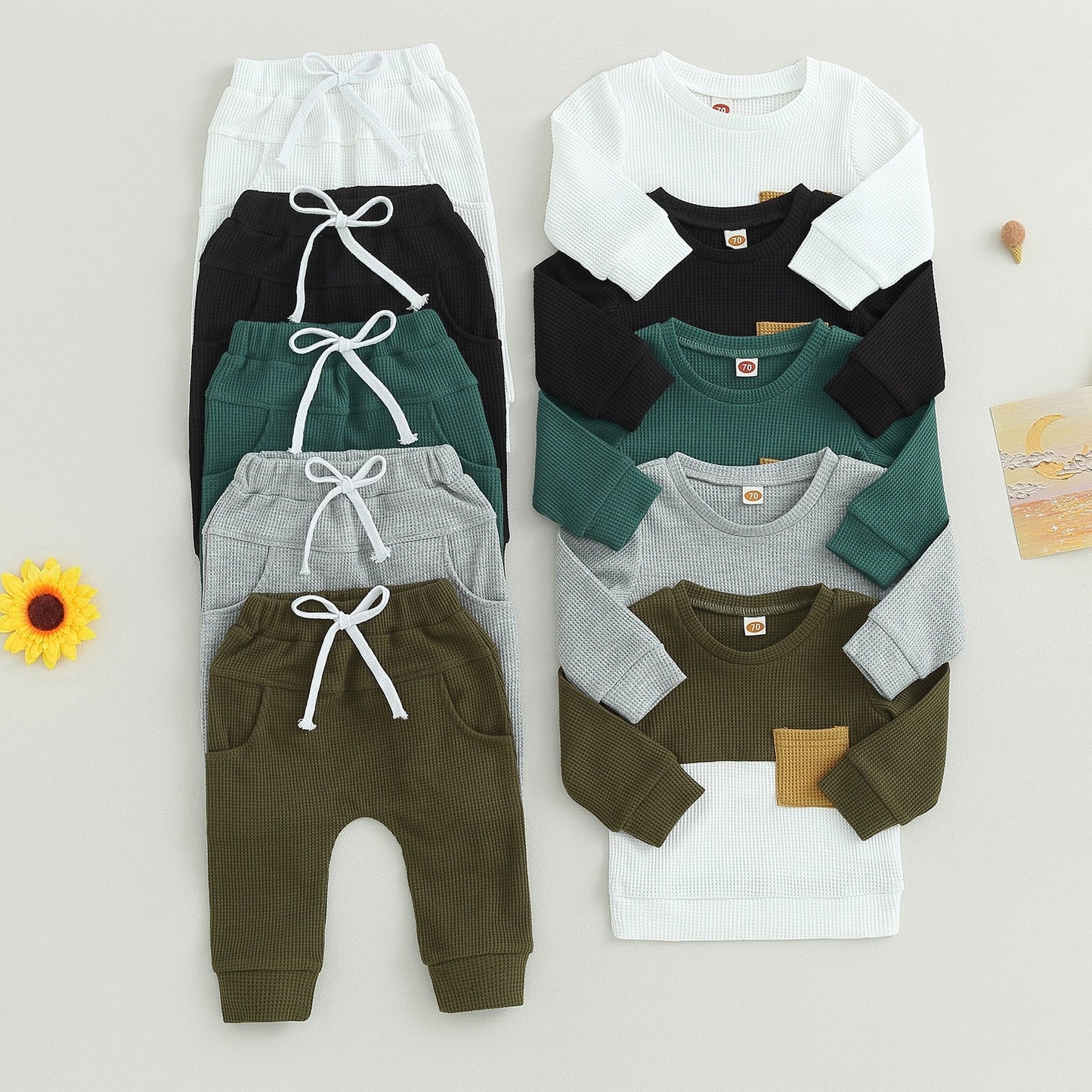Soft Cotton Baby Unisex Clothing Set
