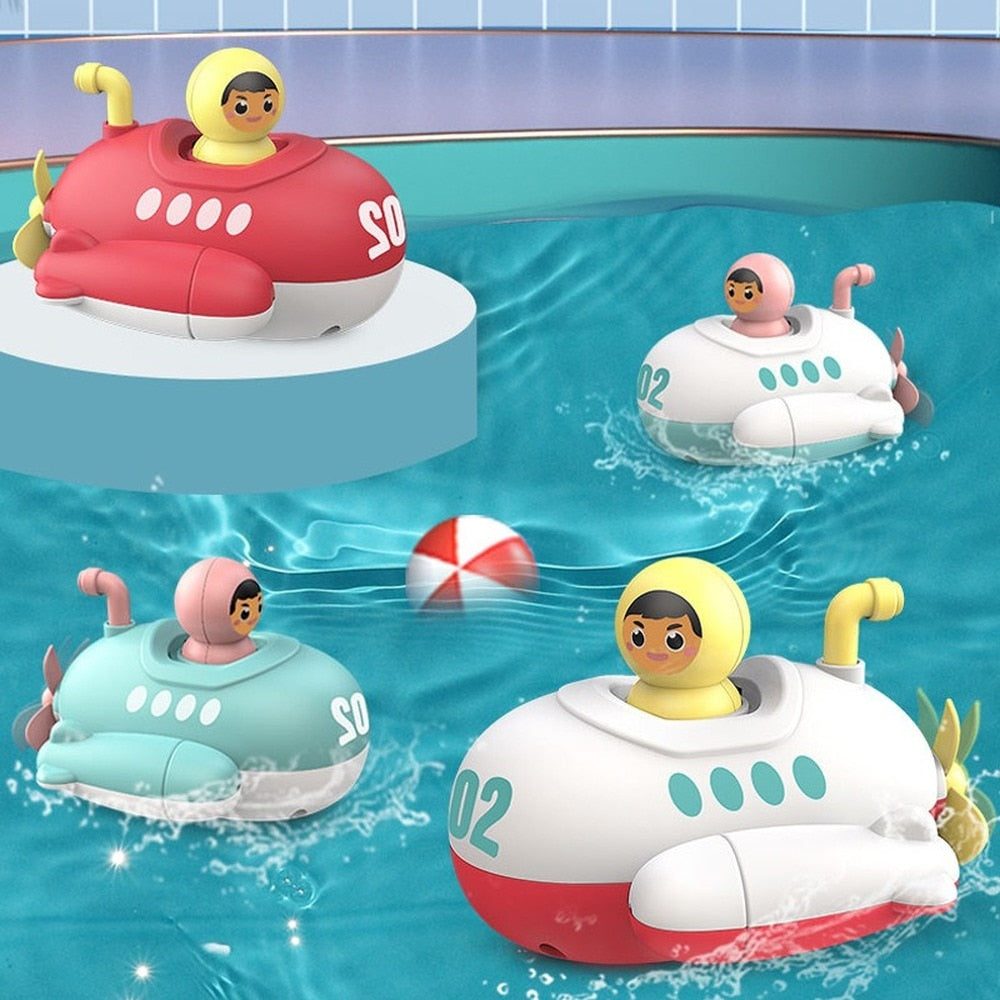 Baby Bath Toys Submarine Wind Up