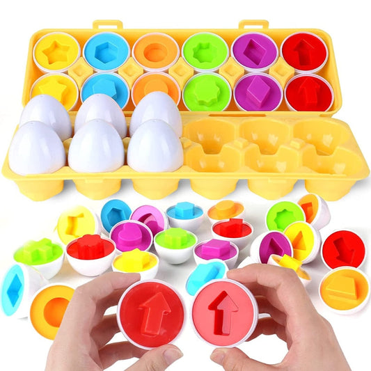 Baby Montessori Toys Egg Puzzle