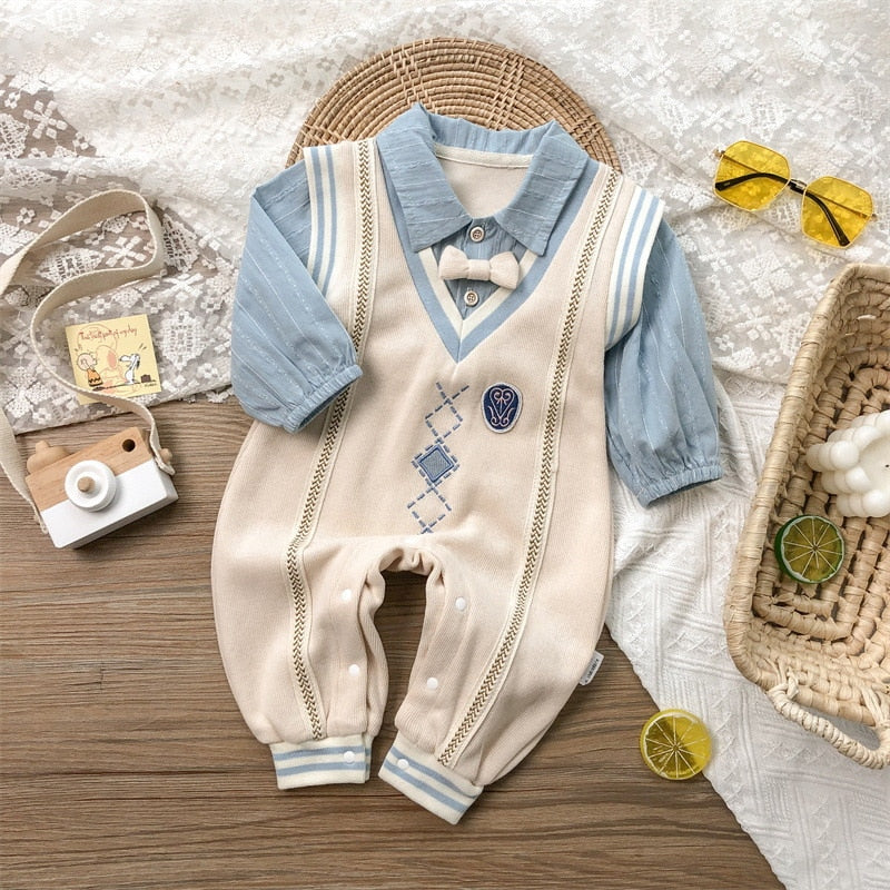 New Autumn Baby Boy Romper