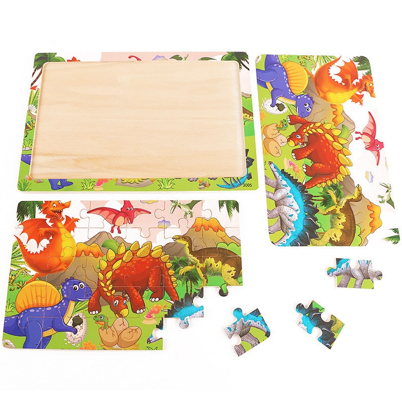 Wooden 30pcs Puzzles Children