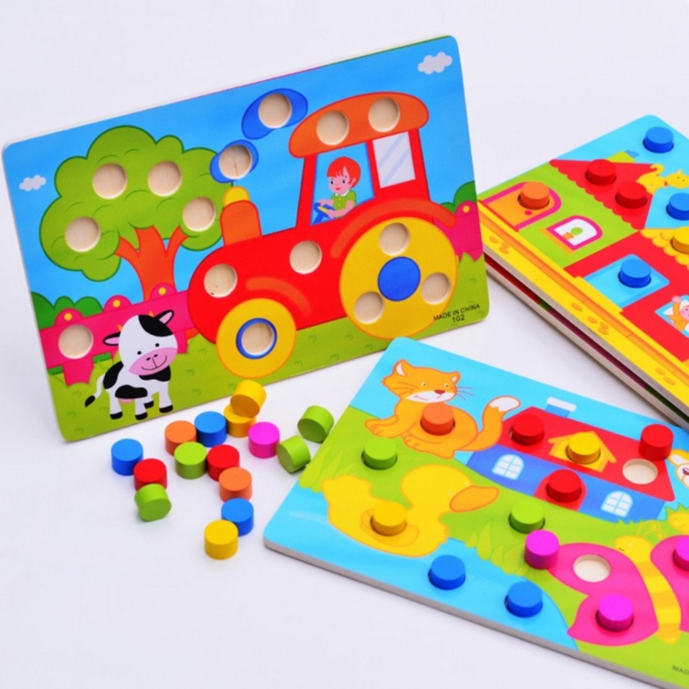 3D Wooden Puzzle Jigsaw Toy