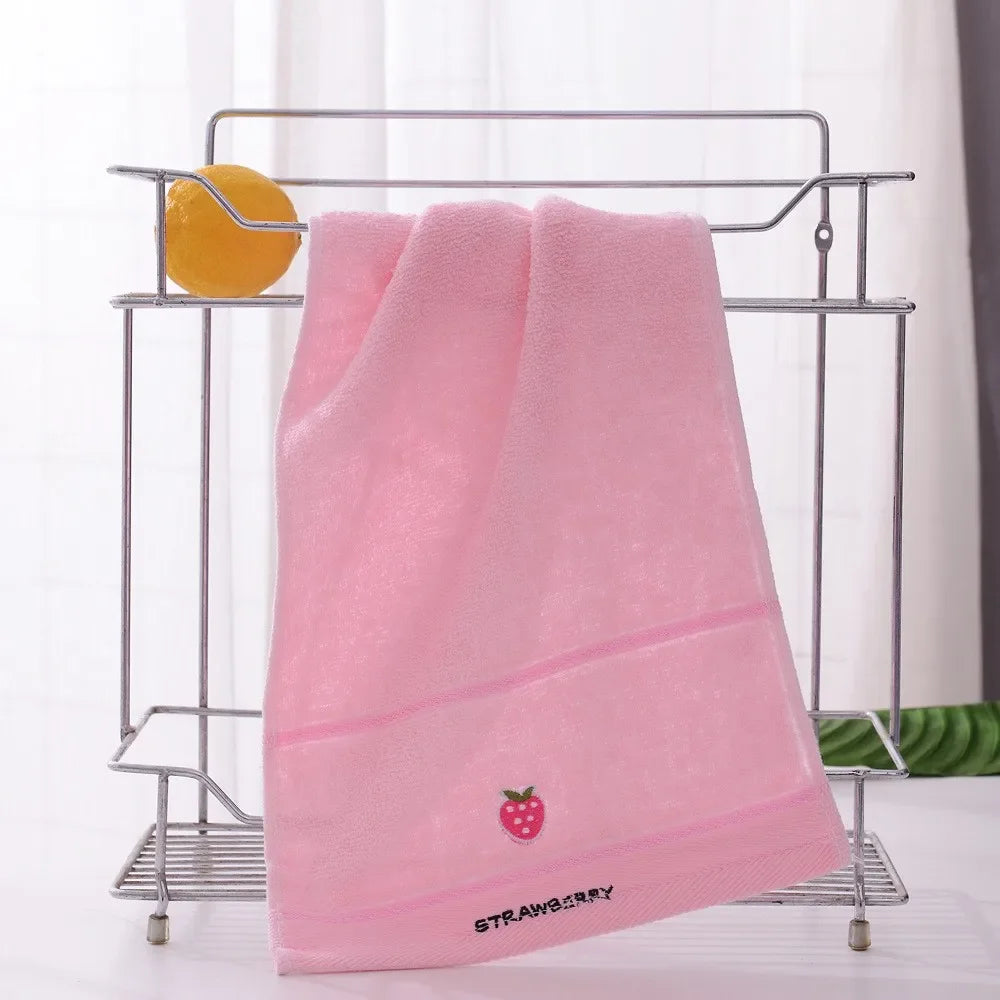 Baby Fruit Face Bath Towel