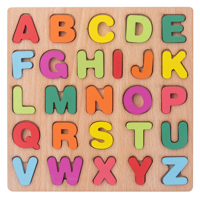 Montessori Children's 3D Wooden Puzzle