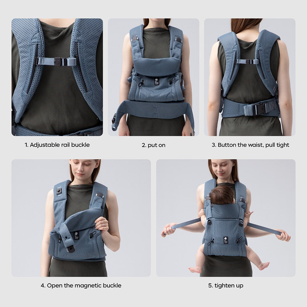 Baby Carrier Breathable Front Facing