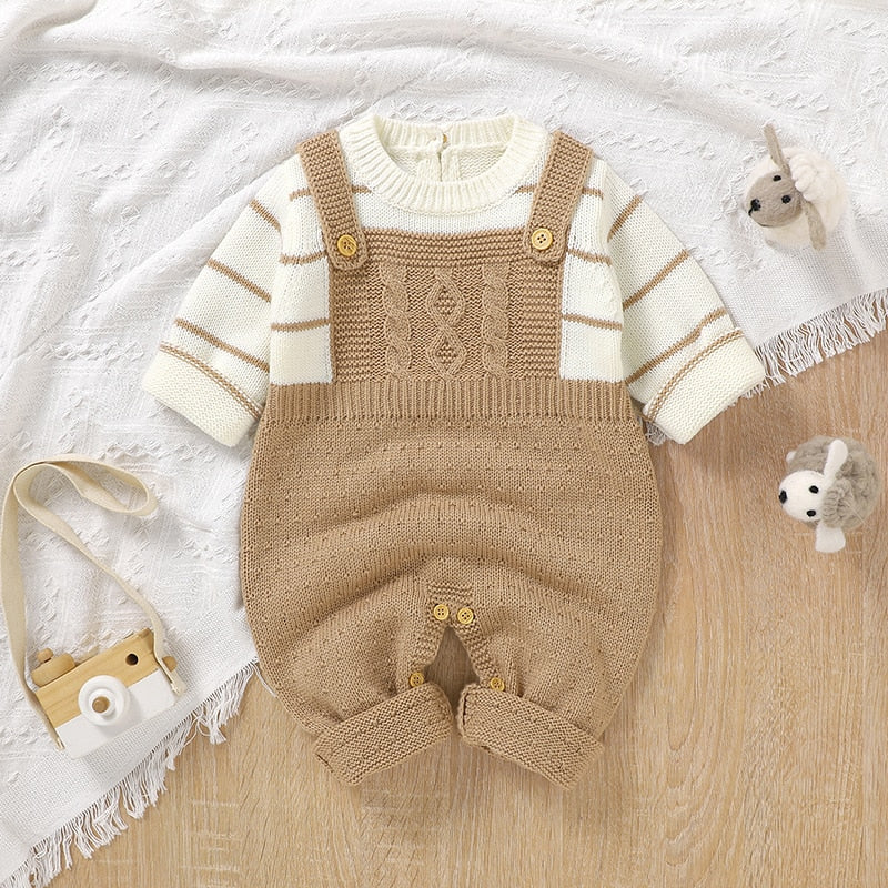 Baby Rompers Knitted Newborn Girls