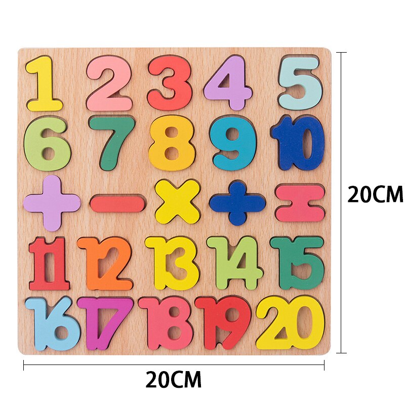 Montessori Children's 3D Wooden Puzzle