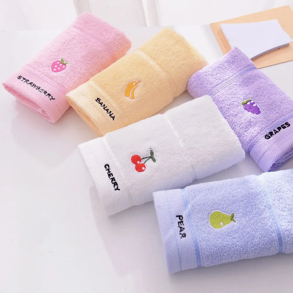 Baby Fruit Face Bath Towel