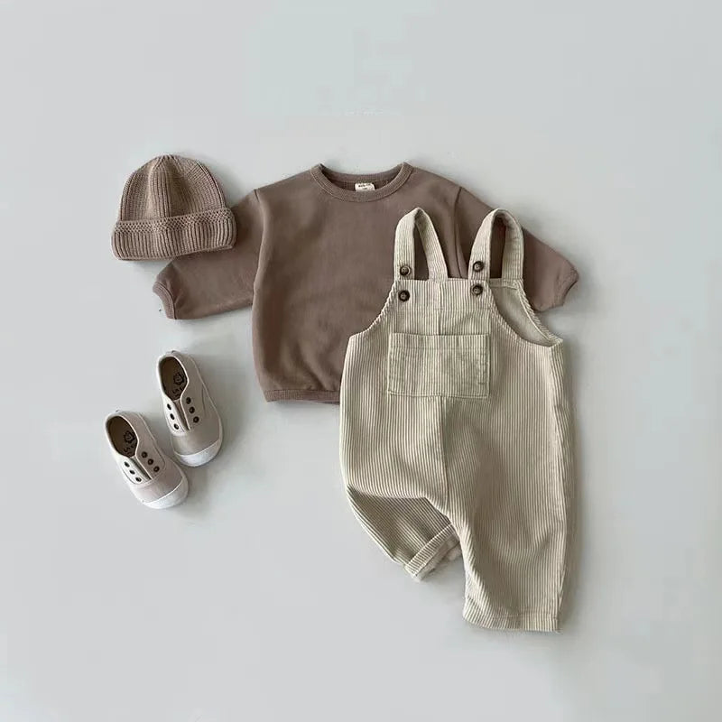 Baby Autumn Corduroy Romper