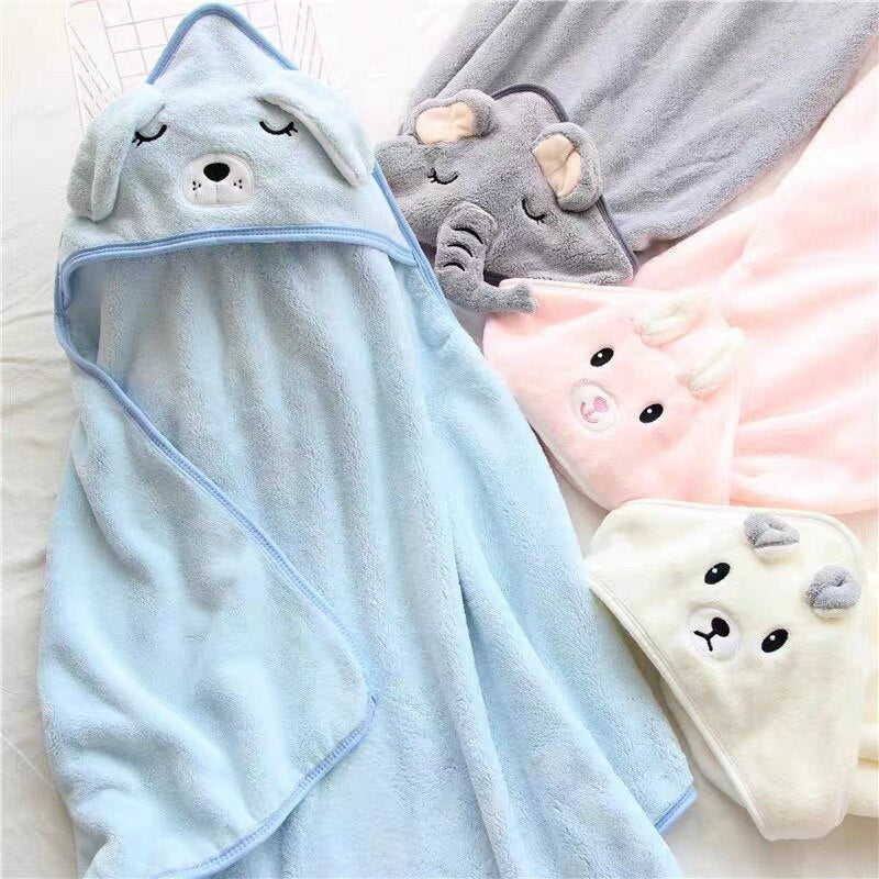 Toddler Baby Hooded Towels Newborn