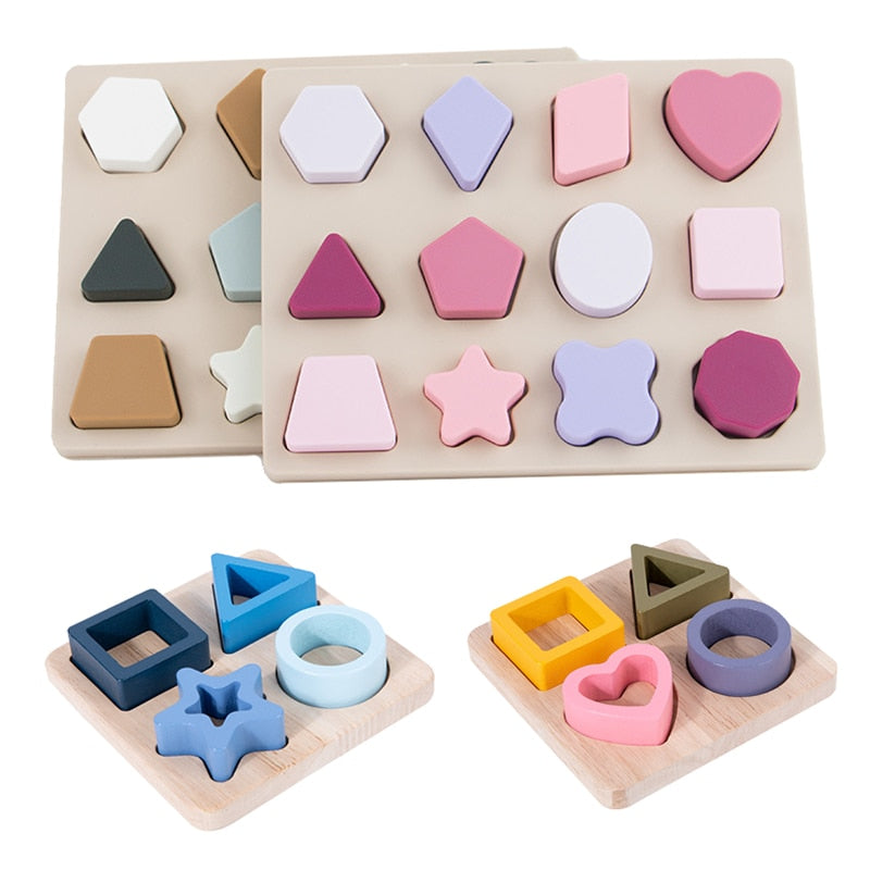 Montessori Baby Puzzles Silicone