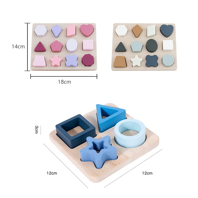 Montessori Baby Puzzles Silicone