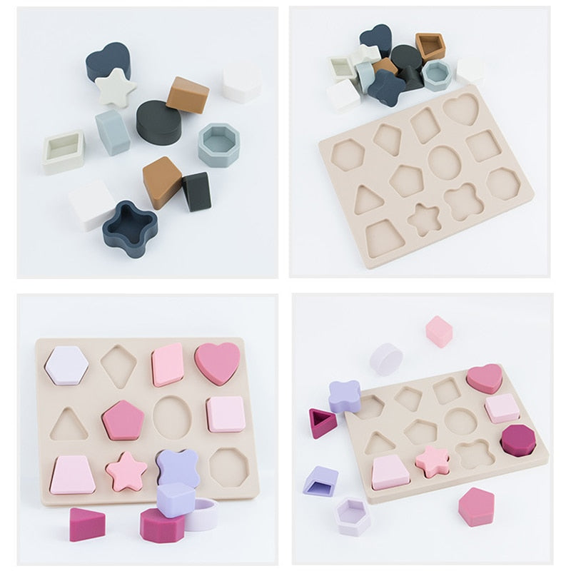 Montessori Baby Puzzles Silicone