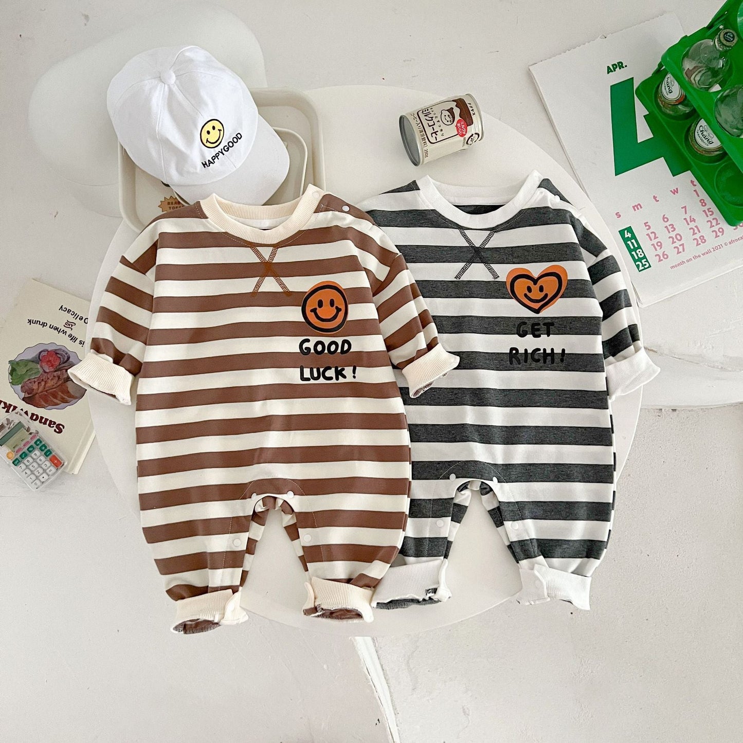 Striped Unisex Jumpsuit